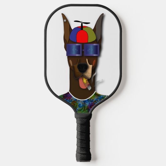 Raquette De Pickleball El Pinscher fait Carnaval (Recto)