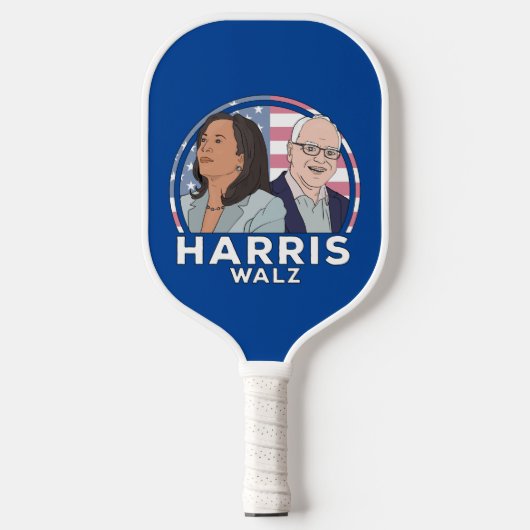 Raquette De Pickleball Élection de Harris Walz (Recto)