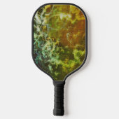 Raquette De Pickleball Electric Light Lines Gradient Abstract. (Verso)