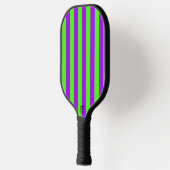 Raquette De Pickleball Électrique Psychédélique violet et arlequin vert (Gauche)