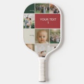 Raquette De Pickleball elegance family phto collage fun (Recto)