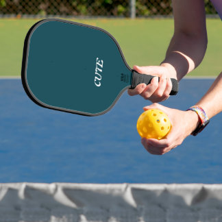 Raquette De Pickleball Elégant Chic Blue Turquoise
