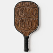 Raquette De Pickleball Élégant crocodile Brown (Verso)