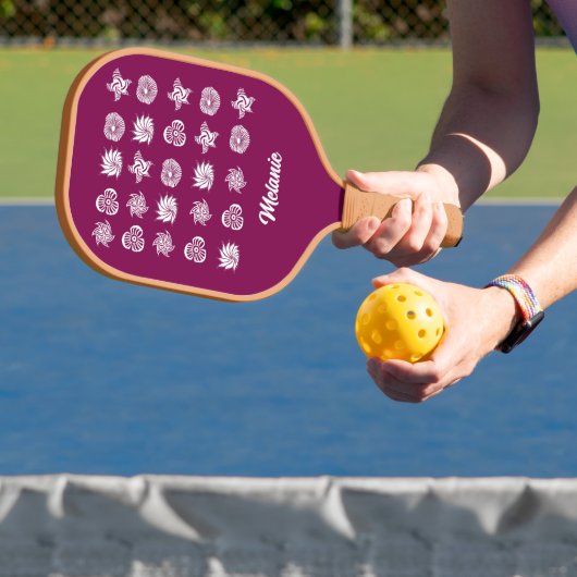 Raquette De Pickleball élégant floral (Insitu)