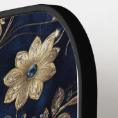 Raquette De Pickleball Elegant Floral (Détail gauche)