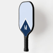 Raquette De Pickleball Élégant monogramme classique (Gauche)