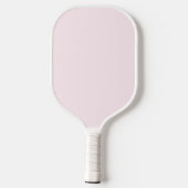 Raquette De Pickleball Élégant Monogramme initial rose moderne (Verso)