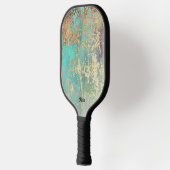 Raquette De Pickleball Élégant Monogramme Or (Gauche)