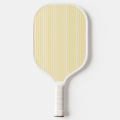 Raquette De Pickleball Élégant Monogramme rayé Bleu Paddle Pickleball (Verso)