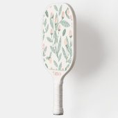 Raquette De Pickleball Élégant Pickleball Floral Rose (Gauche)