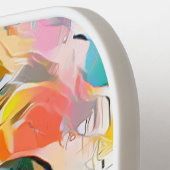 Raquette De Pickleball Eléphant Abstrait coloré (Détail gauche)