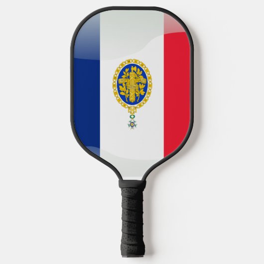 Raquette De Pickleball emblème français (Recto)