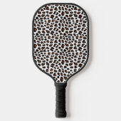 Raquette De Pickleball Empreinte de léopard blanc (Recto)