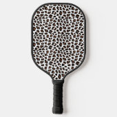 Raquette De Pickleball Empreinte de léopard blanc (Verso)