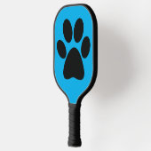 Raquette De Pickleball Empreinte de patte noir Design Pickleball Paddle (Gauche)