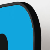 Raquette De Pickleball Empreinte de patte noir Design Pickleball Paddle (Détail gauche)