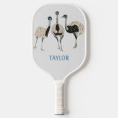 Raquette De Pickleball Emus Bird Lovers Personnalisé (Recto)