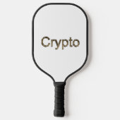 Raquette de Pickleball en Bitcoin Doré (Verso)