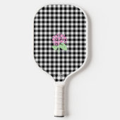 Raquette De Pickleball en vichy noir (Verso)