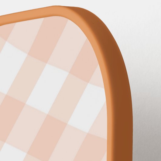Raquette De Pickleball en vichy Tan (Détail gauche)