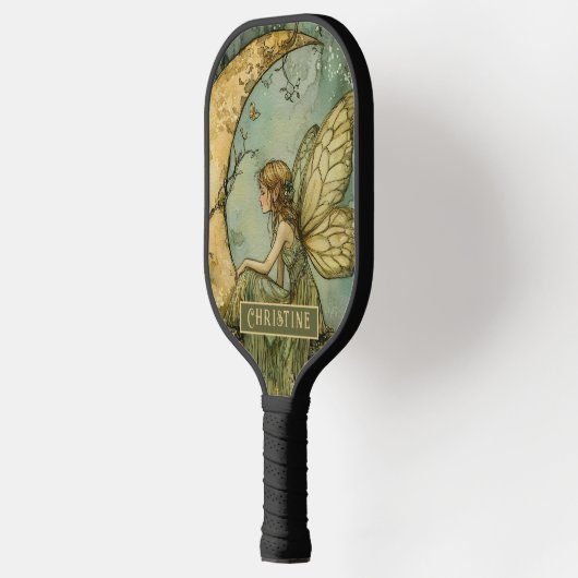 Raquette De Pickleball Enchanted Fairy Crescent Moon Pickleball Paddle (Gauche)
