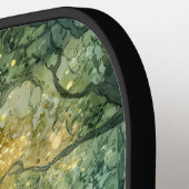 Raquette De Pickleball Enchanted Forest Tree Of Lights Personalized (Détail gauche)