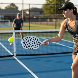 Raquette De Pickleball Énergie ludique Taches pointillées inspirées du da