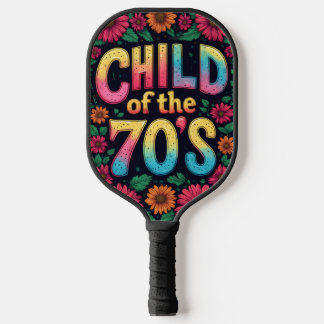 Raquette de Pickleball Enfant des Années 70 - Art