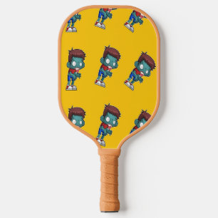 Raquette De Pickleball Enfant zombie vert orange