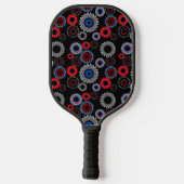 Raquette De Pickleball Engrenages colorés (Verso)