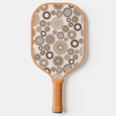 Raquette De Pickleball Engrenages Marrons (Verso)