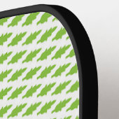 Raquette De Pickleball Ensemble de dossiers verts botaniques (Détail gauche)