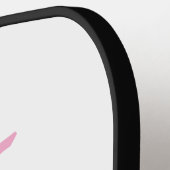 Raquette De Pickleball Équipe de mariée ajoutez nom monogramme demoiselle (Détail gauche)