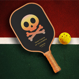 Raquette De Pickleball Équipe de pickleball moderne Skull Bones pour l'ét