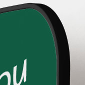 Raquette De Pickleball équipe de pingouins mignons noël (Détail gauche)