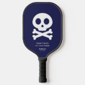 Raquette De Pickleball Équipe moderne des os crâniens Marine Blue Pickleb (Recto)