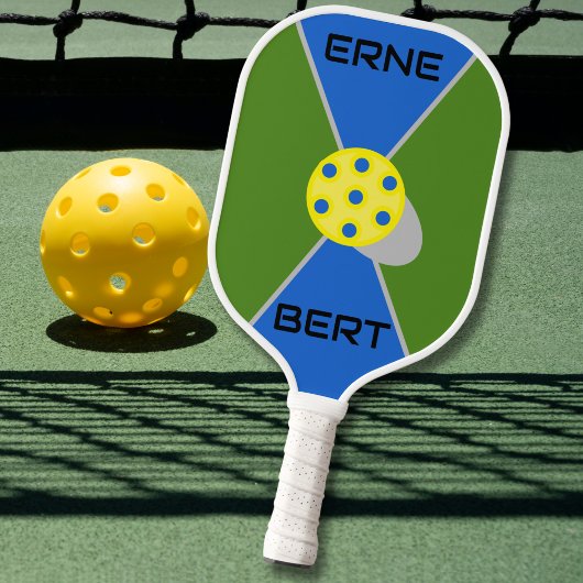 Raquette De Pickleball Erne & Bert Ball Jaune Vert/Bleu