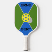 Raquette De Pickleball Erne & Bert Ball Jaune Vert/Bleu (Verso)