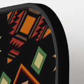 Raquette De Pickleball Escalier À La Scène D'Art Du Sud-Ouest (Détail gauche)