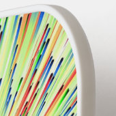 Raquette De Pickleball Espace Abstrait éclat vert clair (Détail gauche)