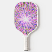 Raquette De Pickleball Espace Abstrait pagaie de pickleball rose vif (Recto)
