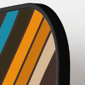 Raquette De Pickleball Espresso Drift Stried with Name (Détail gauche)