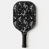 Raquette De Pickleball Esquisses dans l'espace arrière - plan (Verso)