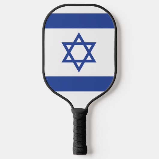 Raquette De Pickleball Etat d'Israël Drapeau, Étoile de David Juifs (Recto)