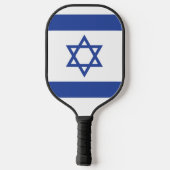 Raquette De Pickleball Etat d'Israël Drapeau, Étoile de David Juifs (Verso)