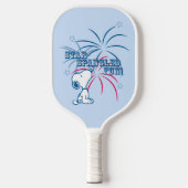 Raquette De Pickleball Étoile Snoopy Fun Spangé (Recto)