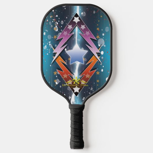Raquette De Pickleball Étoiles de tonnerre (Recto)