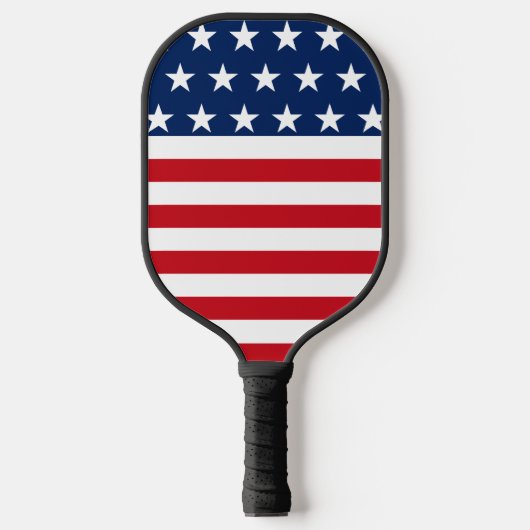 Raquette De Pickleball Étoiles et rayures USA (Recto)