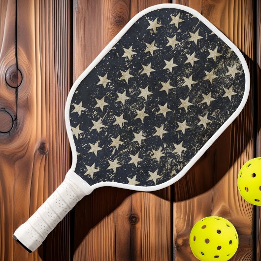 Raquette De Pickleball Étoiles et rayures Vintages