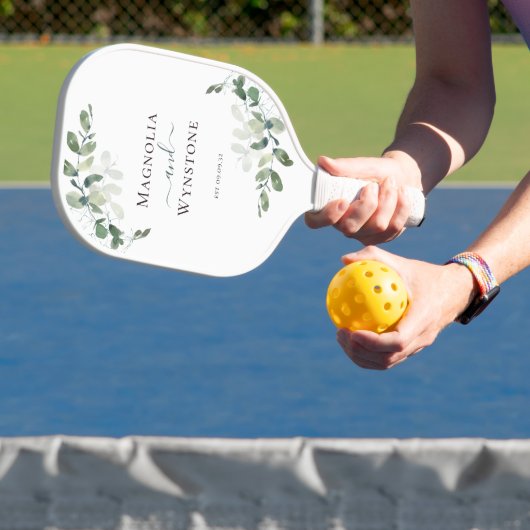 Raquette De Pickleball Eucalyptus Mariage de monographie verte (Insitu)